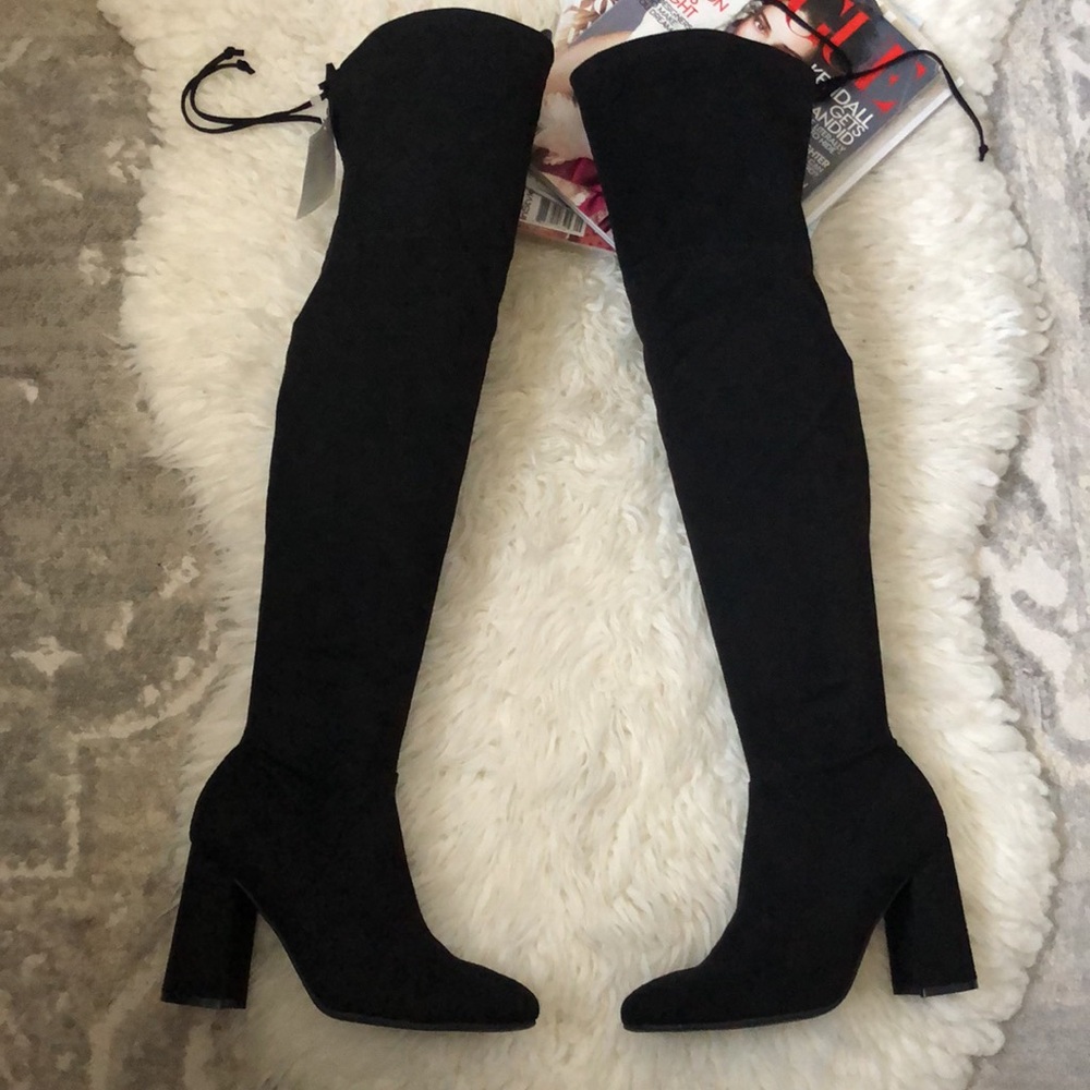 UNISA 3.5” Heel Black Over the Knee Boots - Picture 14 of 16